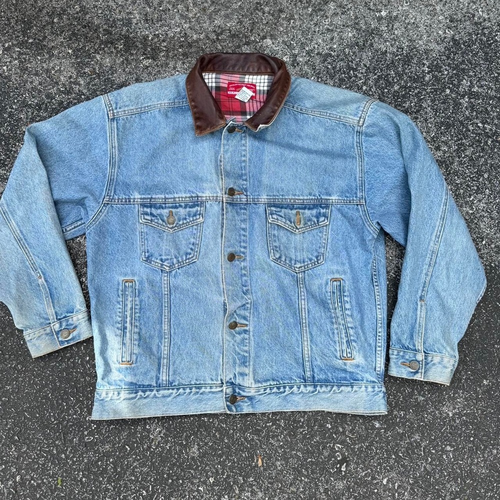 1990s Marlboro Adventure Denim Jacket size L